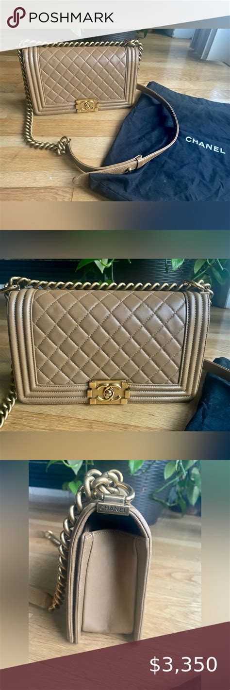 chanel boy beige carmel|Chanel bag for sale.